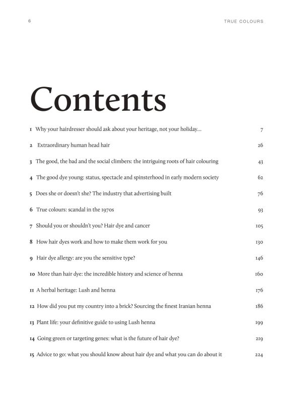 True Colours Hair Colouring for the Curious and the Cautious