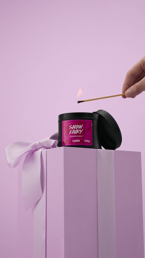 Snow Fairy Single Wick Candle Home sweet home