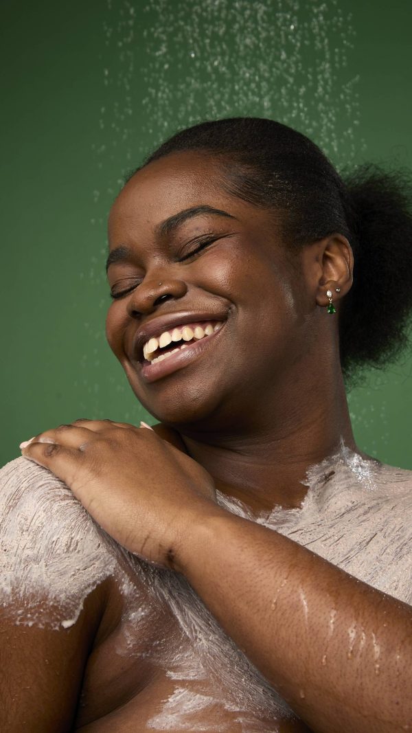 Strawberry Santa Be scrubby for softness sake!