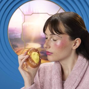 Lion A very nervous lion