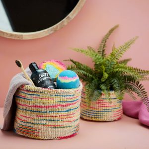 Handwoven Basket A handcrafted, multipurpose basket