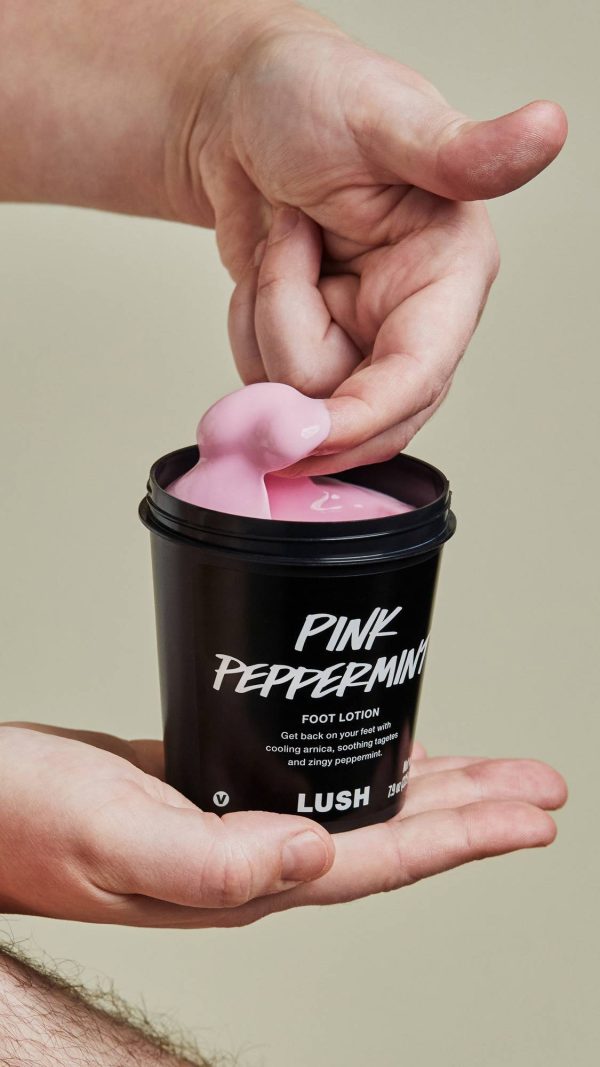 Pink Peppermint A minty treat for tired feet
